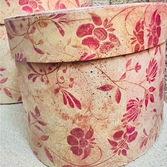 Floral Patterned Storage Boxes - Picture 3 of 12